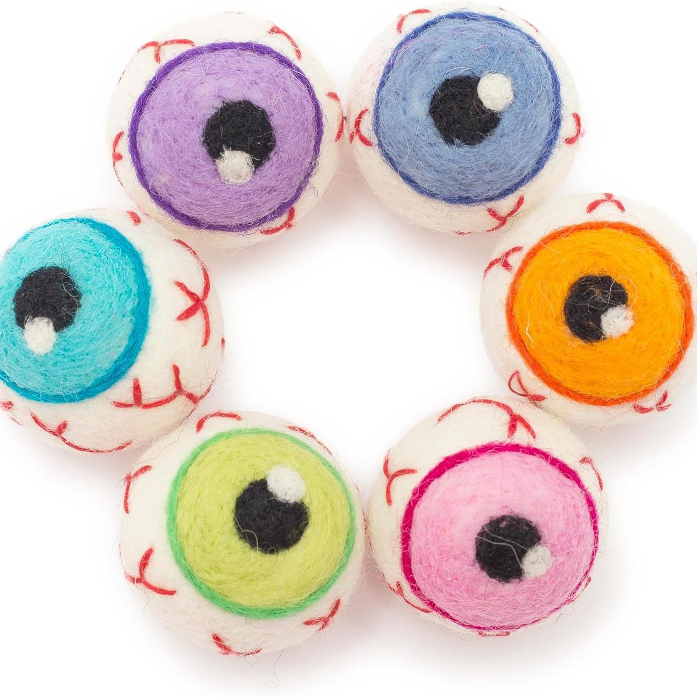 Amazon Halloween Thanksgiving Props Handmade Wool Felt Poke Le Eyeshalloween Decoration Accessories Decoration