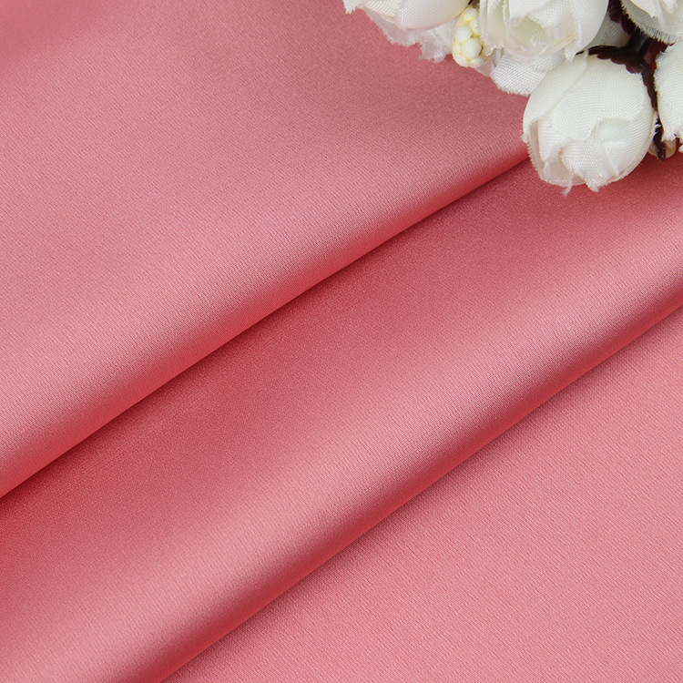 Picture of Ice and snow silk satin fabric stretch satin matte super soft polyester satin fabric lining dress pajamas fabric