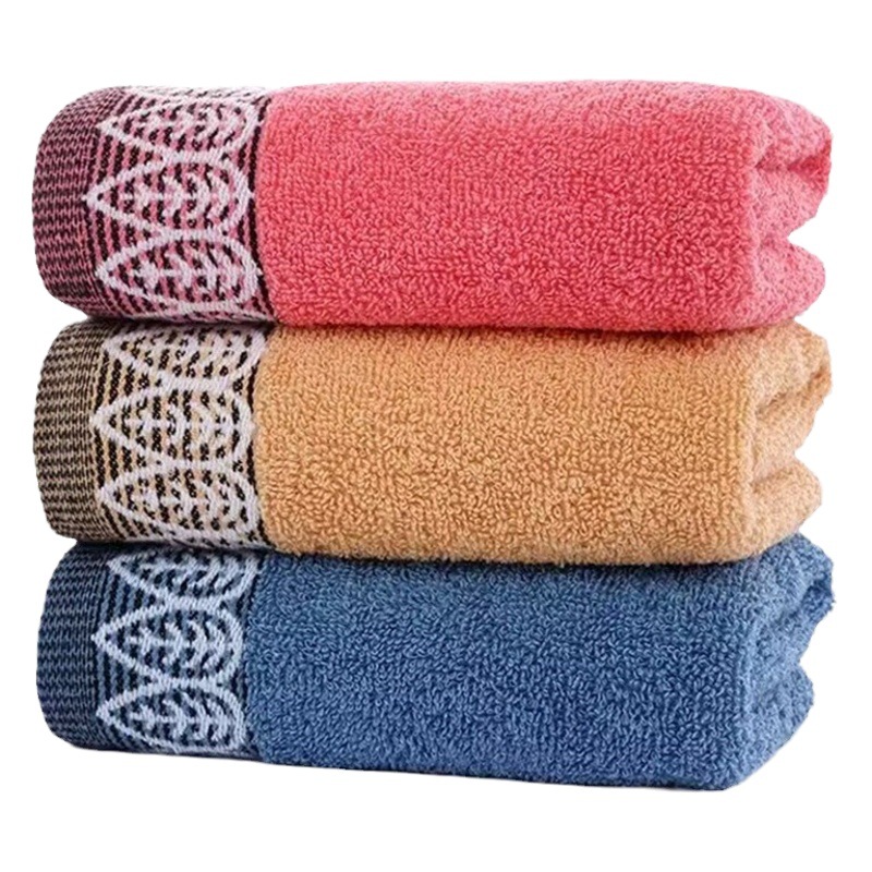 Towel Factory wholesale dark thick soft cotton household absorbent elderly banquet wedding back gift towel wholesale