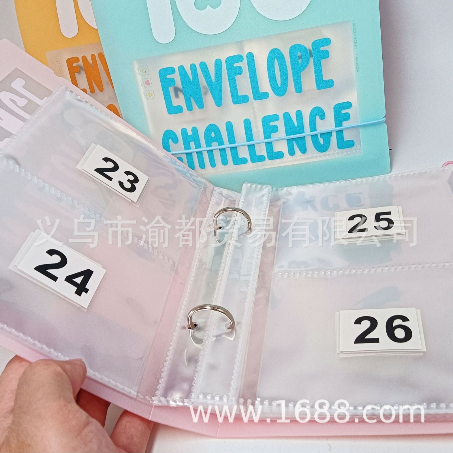 Picture of New cross-border 100 Envelope Cash Stuffing Savings Challenge Binder