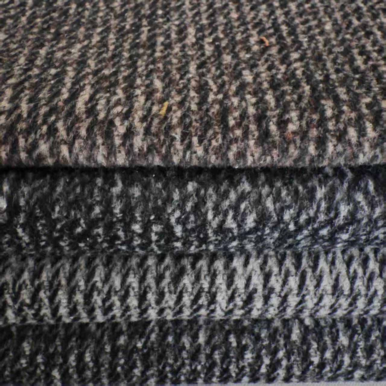 Picture of Shaoxing manufacturer spot 25 new smooth wool vertical strip coat wool fashion shoes and hats luggage strips coarse woolen fabric