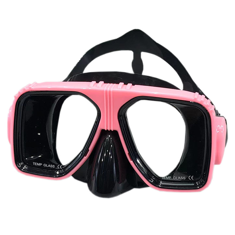 Manufacturer Wholesale Diving Mask Silicone Swimming Goggles Tempered Glass Diving Mask Goggles for Adults and Men