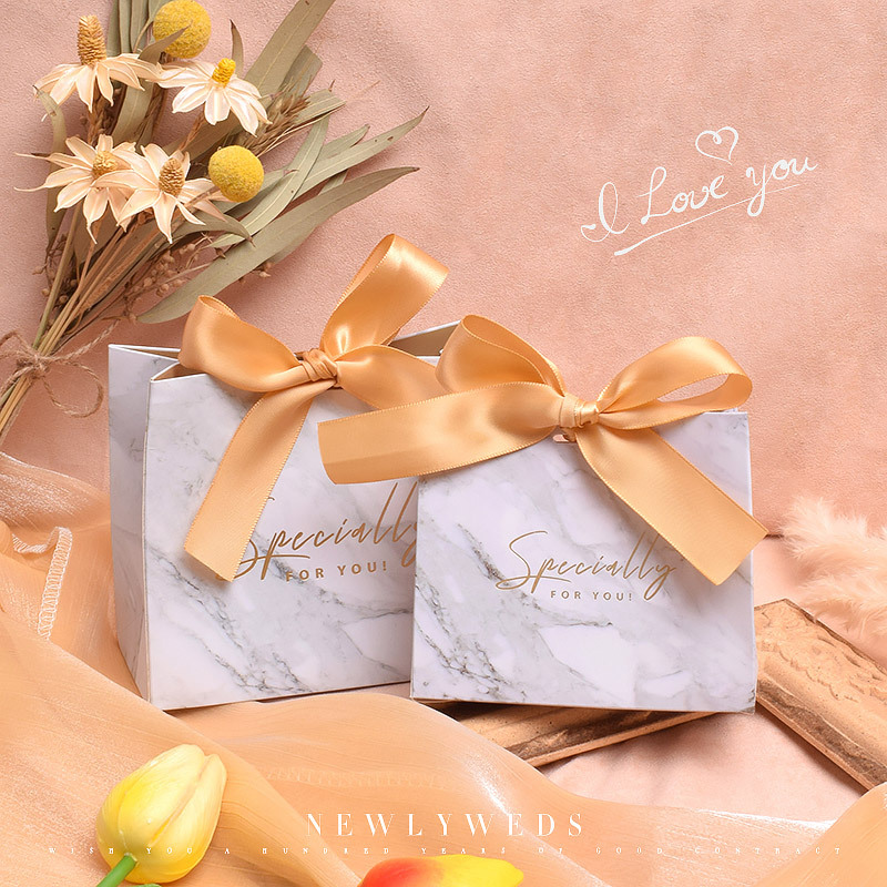 Picture of New Wedding Candy Box, Special Wedding Candy Box, Portable Wedding Candy Bag, High-End Candy Packaging Box, Empty Box Wholesale