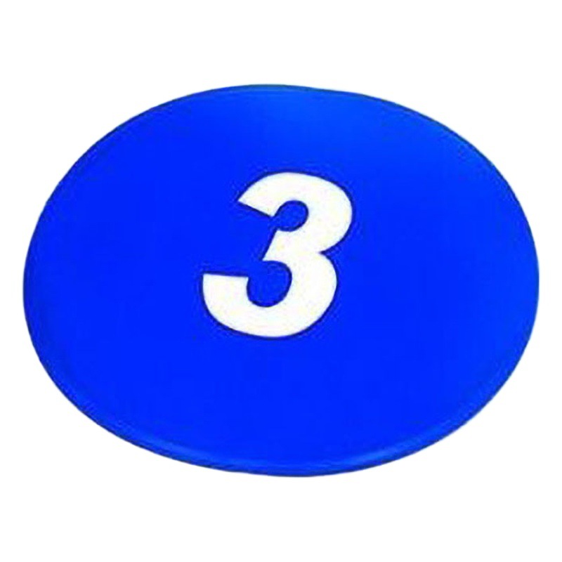 Flat digital sign plate obstacle Mark pad kindergarten sensory training in stock wholesale flat sign plate