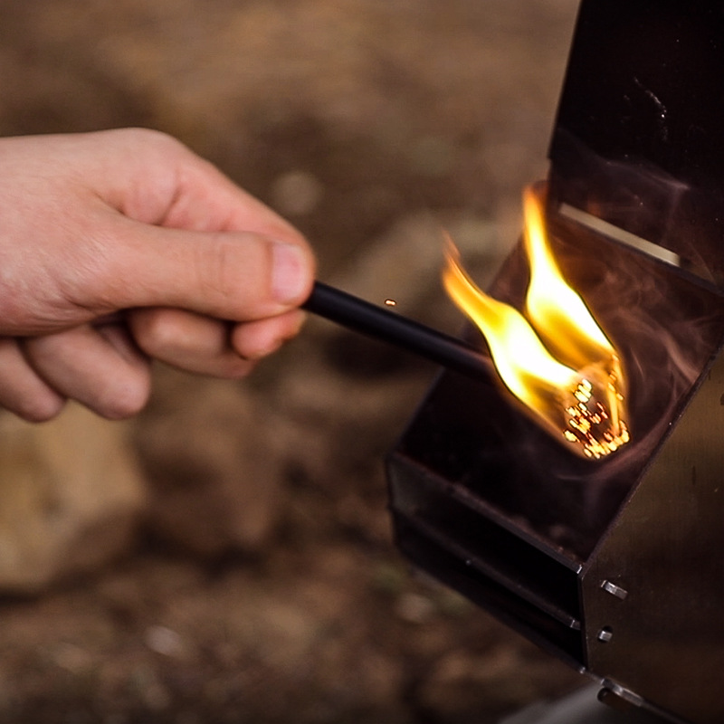 Picture of Outdoor Camping Picnic Barbecue Supplies Fire Feeder Fire Wire Rope Beeswax Hemp Rope Fire Eggs