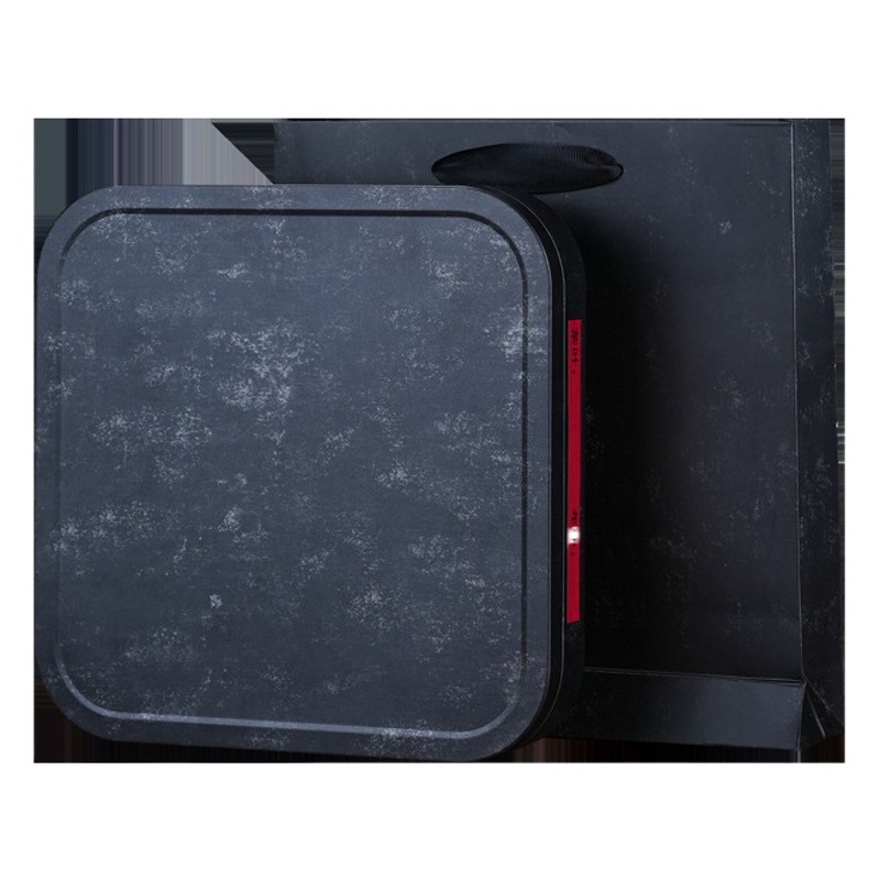 Vintage Black Tea Cake storage box empty gift box 200g 357G Pu'er tea Fuding white tea cake box iron box