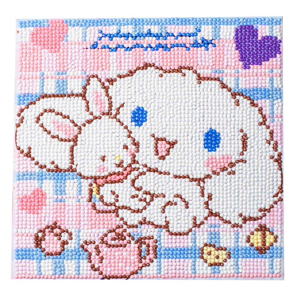 Picture of Original God New Diamond painting children student diy handmade diamond material package with frame Cartoon Cartoon educational toys