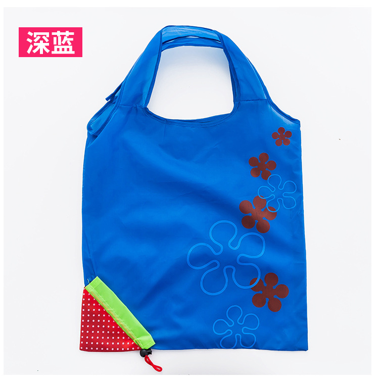 Picture of Creative Foldable Strawberry Bag Household Portable Polyester Shopping Bag Printable Advertising logo