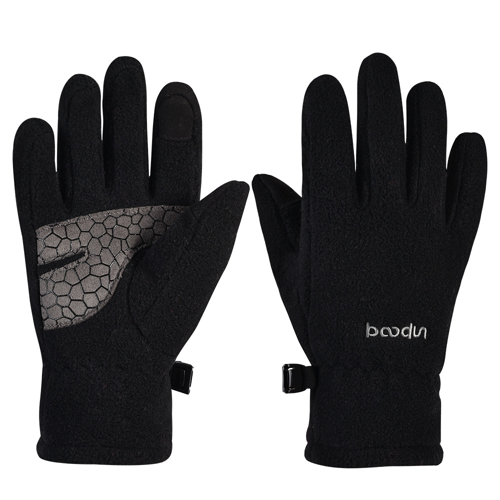 Cross-Border Kidsren's Warm Gloves, Outdoor Windproof Touch Screen Cold-Resistant Skateboarding and Cycling Gloves for Boys and Girls