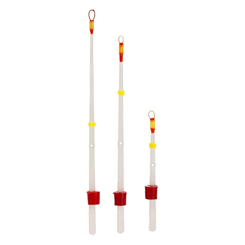 Cross-Border 5-Pack Fishing Rod Slightly Thin Sheets, Ice Fishing Rod Uses Extended Rod Sections, Multi-Specification White Winter Fishing Sheets