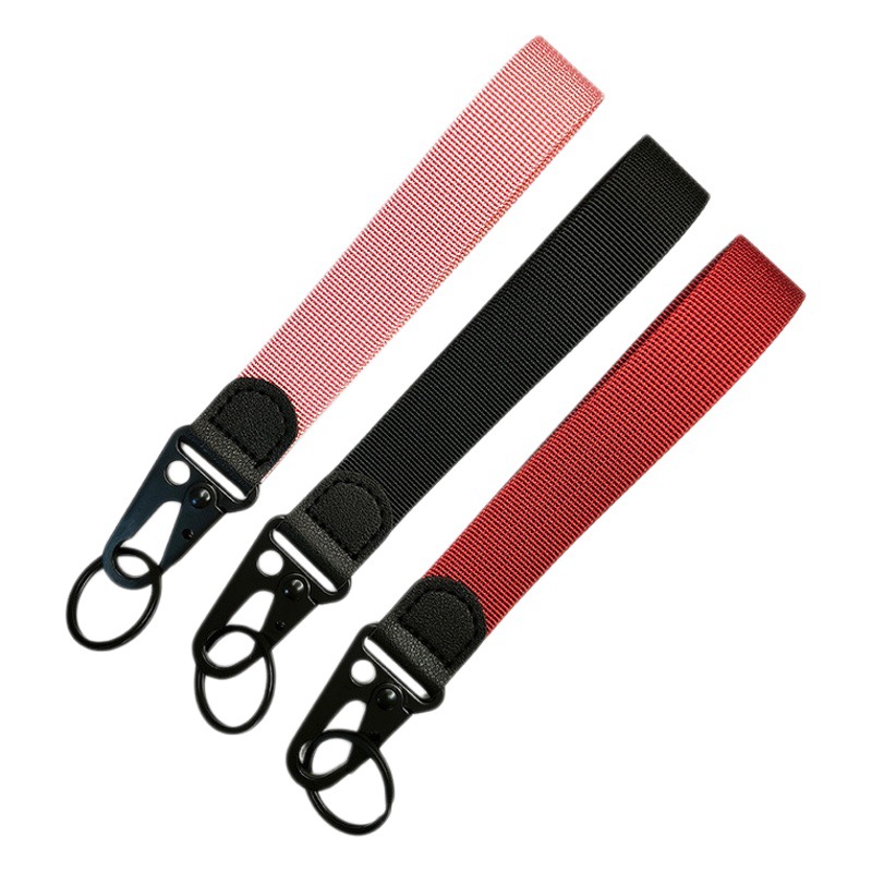 Small Wholesale Simple Outdoor Wrist Strap Keychain Cloth Strap Keychain Rope Strap Anti-Lost Buckle