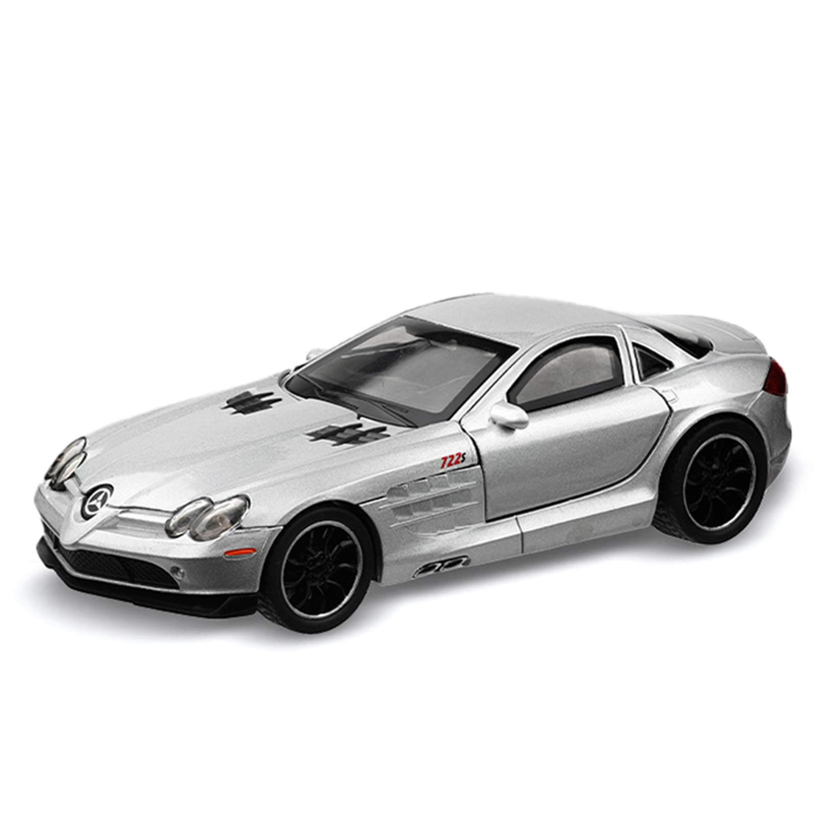 1:32 Benchi Slr Alloy Car First Generation Model Collection Dormitory Ornaments Boy Toy Car Birthday Gift Cross-Border