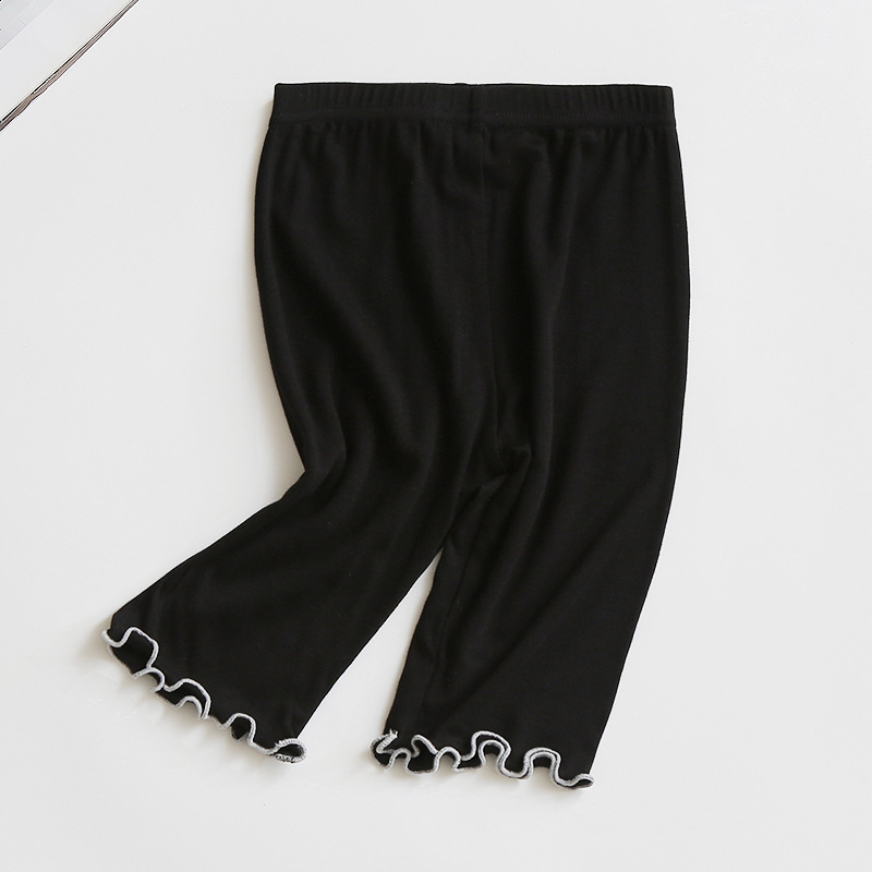 Picture of Girls' Five-Point Pants 2024 Summer New Thin Modal Leggings Kidsren's Pants Baby Mid-Pants Shorts