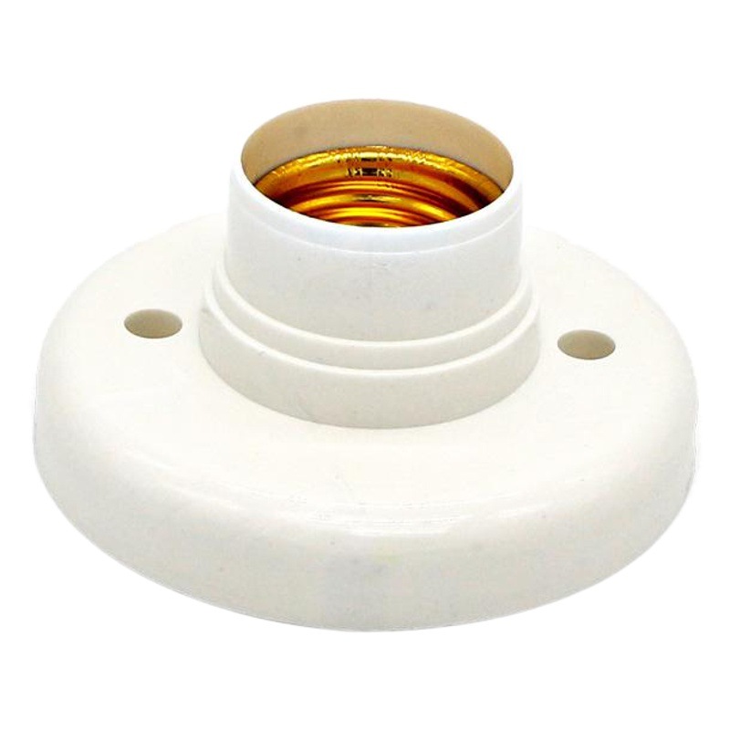 Open round E27 screw pp plastic lamp holder 220V high temperature aging test lamp accessories wholesale