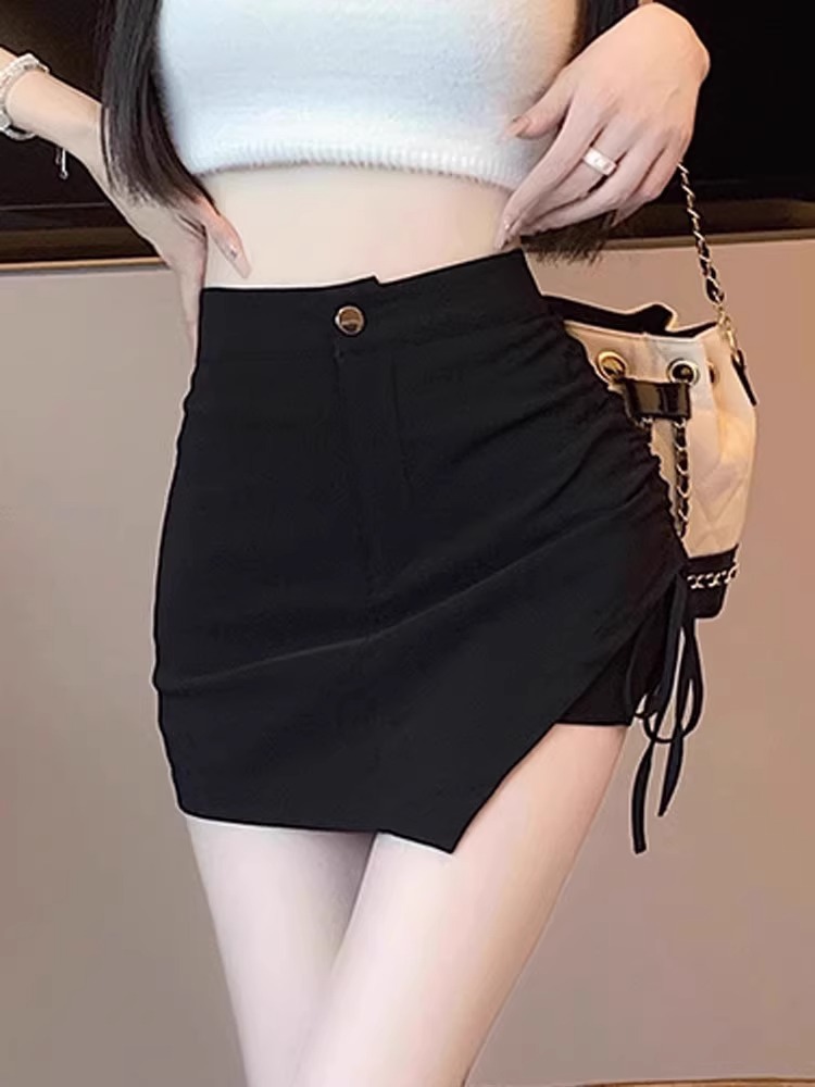 Picture of A- line skirt suit skirt pants women's spring 2024 new design fashion drawstring strap hip bag Korean version