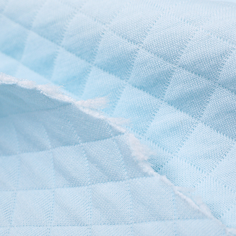 Picture of 320g cotton jacquard air cotton fabric baby knitted warm cotton fabric cotton insulation pad fabric