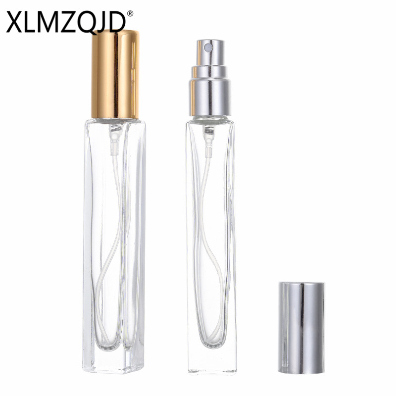 Picture of Spot supply XB86-10ml portable sample square glass bottle/sub bottle/spray bottle/press empty bottle