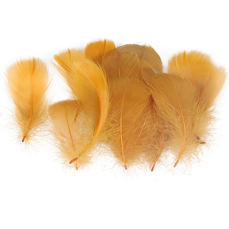 Picture of Special offer about 100 colored small floating feathers goose feather diy jewelry festival scene decoration filler feathers