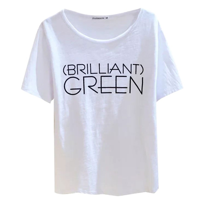 2024 Summer White T-Shirt Female Student Pure Cotton Top Women's Short-Sleeved Korean Style Loose Half-Sleeved T-Shirt Round Neck