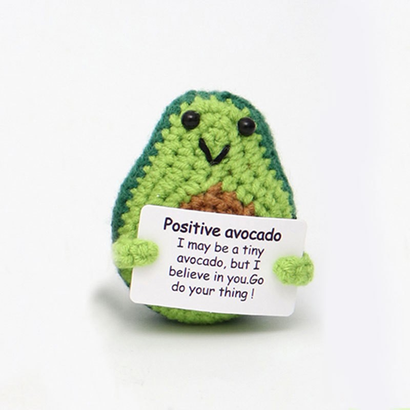 Picture of Cross-Border Hot-Selling Wool Crochet Positive Energy Potato Knitted Wool Cucumber Positive Energy Wool Crocheted Doll Finished Product
