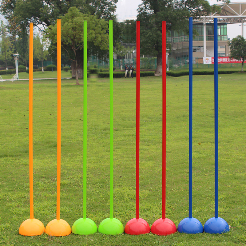 Basketball Dribbling Pole Football Pole Sign Pole Base Football Corner Flag Football Training Sign Pole