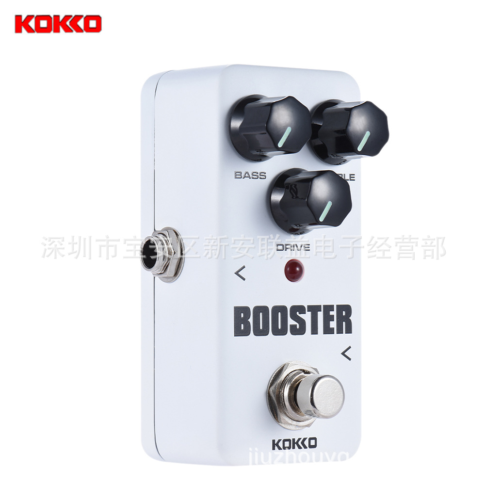 Kokko Fbs2 Booster Two-Stage Eq Effector Silent Dyeing and Color Enhances Electric Guitar Effector