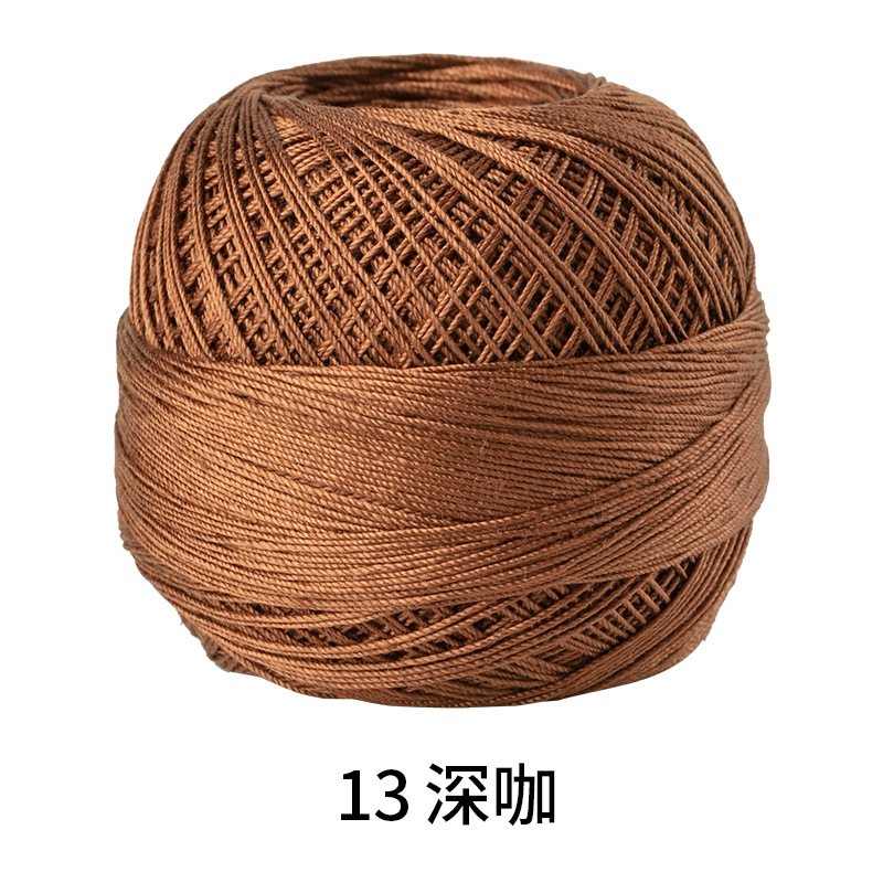 Picture of Color picking No. 10 micro hook lace thread hand-woven 40# fine wool crochet woven hand ball