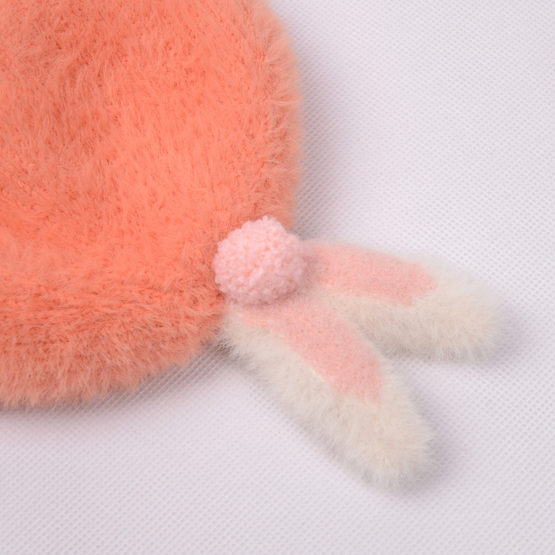 Picture of Baby hat autumn and winter Korean style children's warm wool hat cute super cute boys and girls knitted pullover hat fashion