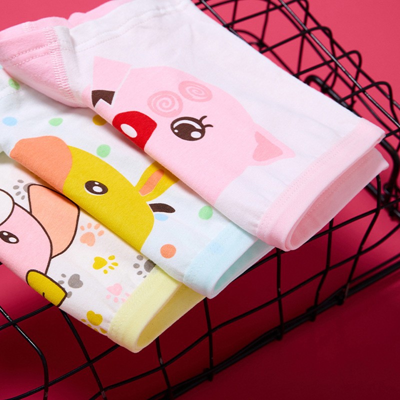 Picture of Children's Girls Underwear Baby Girls Boxer Briefs Kidsren Girls Pure 95% Cotton Shorts Briefs Wholesale