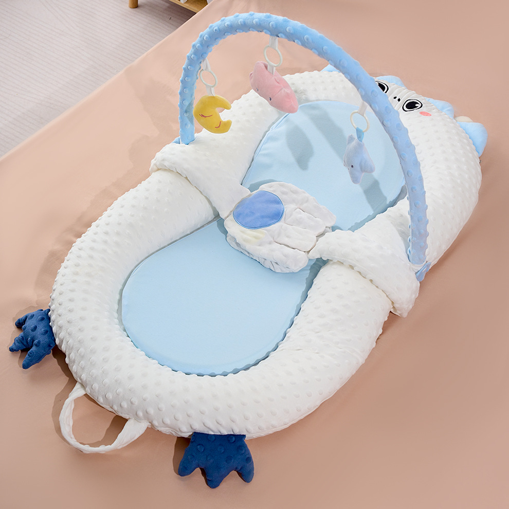 Picture of Infant bed bed multifunctional movable newborn soothing sleeping mat baby sleeping nest foldable anti-pressure ridge protection