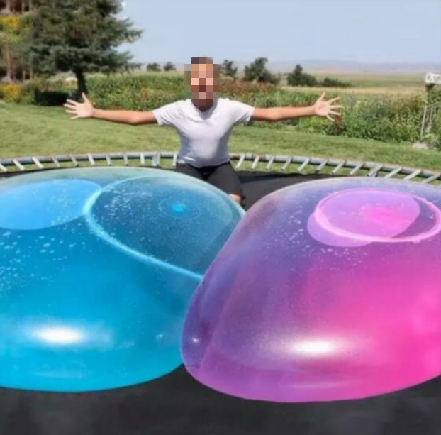 Picture of wubble bubble ball creative TPR children's toy elastic ball transparent inflatable ball Water bubble ball