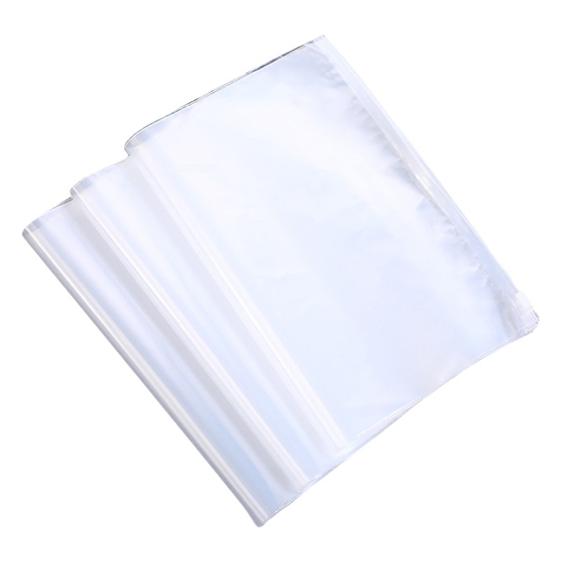 Clothing packaging bag transparent zipper pe frosted thick plastic self-sealing bag clothes underwear storage bag wholesale in stock