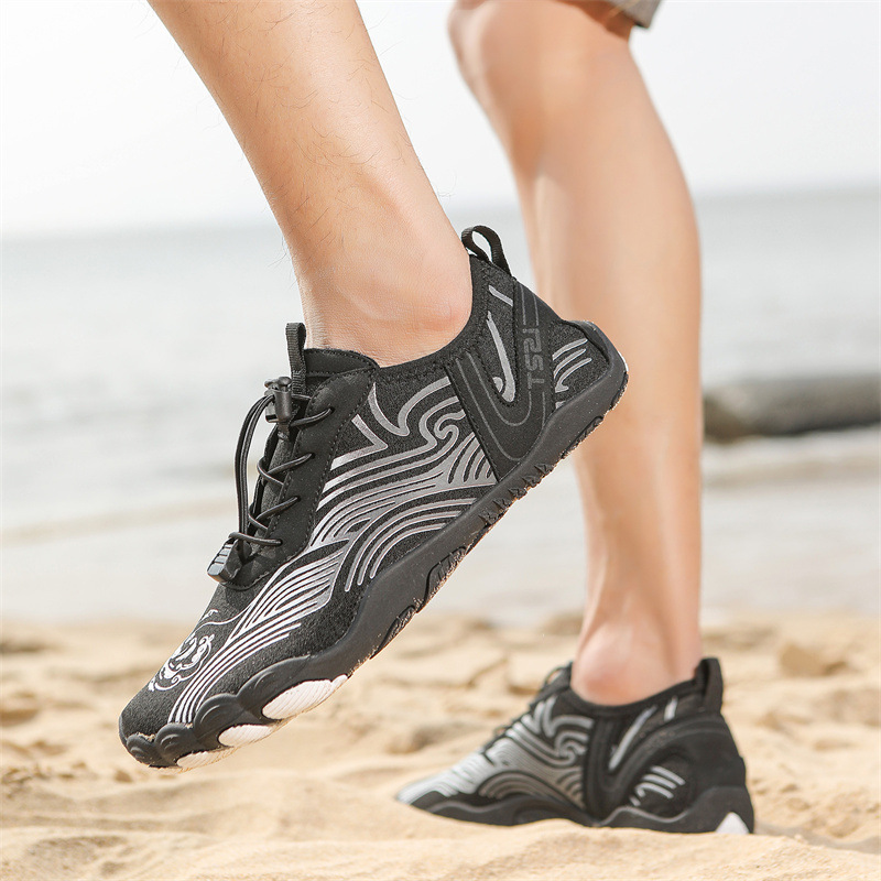 Factory Outdoor Tracing Shoes Anti-cut Beach Shoes Women's Non-slip Wading Shoes Amphibious Five-finger Diving Shoes Fitness Shoes