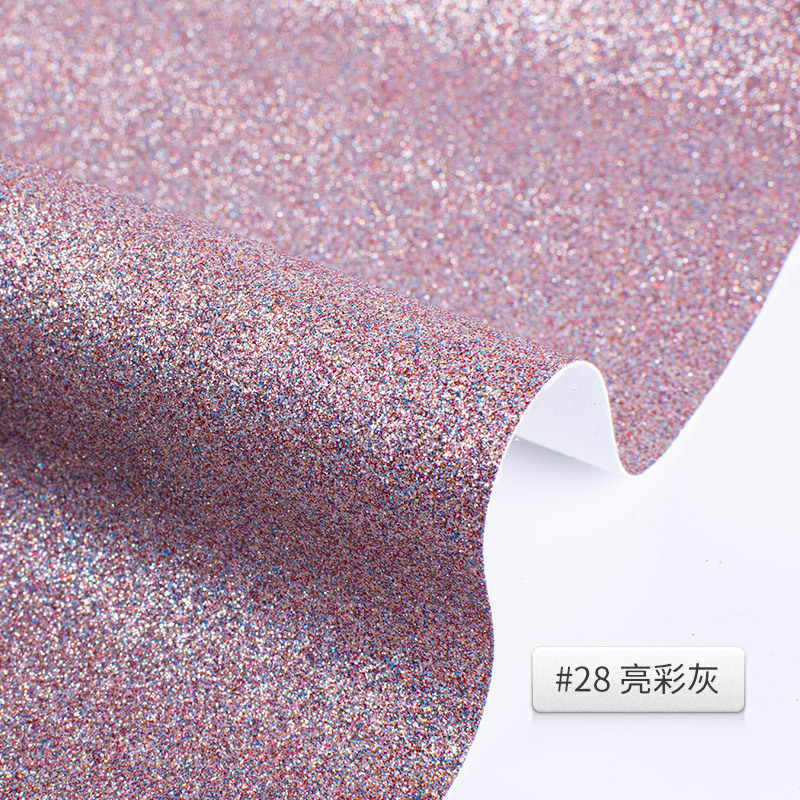 Picture of Glitter Cloth Pu Leather Fabric Glitter Christmas Glitter Sequin Textile Leather Glitter Clothing Accessories
