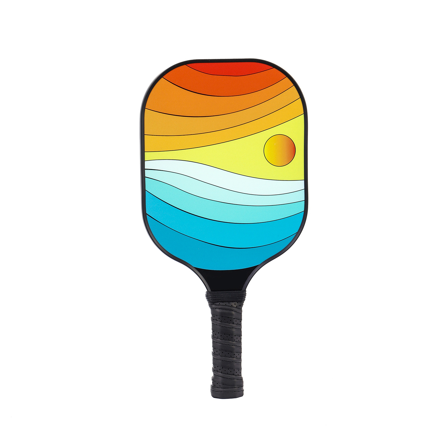 Picture of Peak ball racket glass fiber edge strip UV pattern design outdoor leisure entertainment cross-border pickle pickle racket