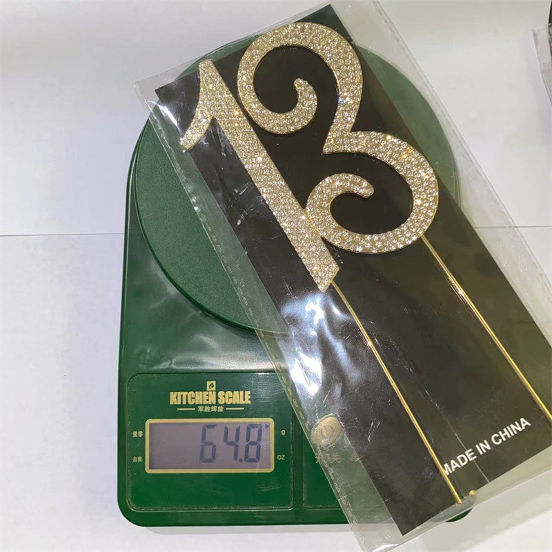 Picture of Wedding cake insert card foreign trade best selling wedding cake accessories large number 50 60 70 90