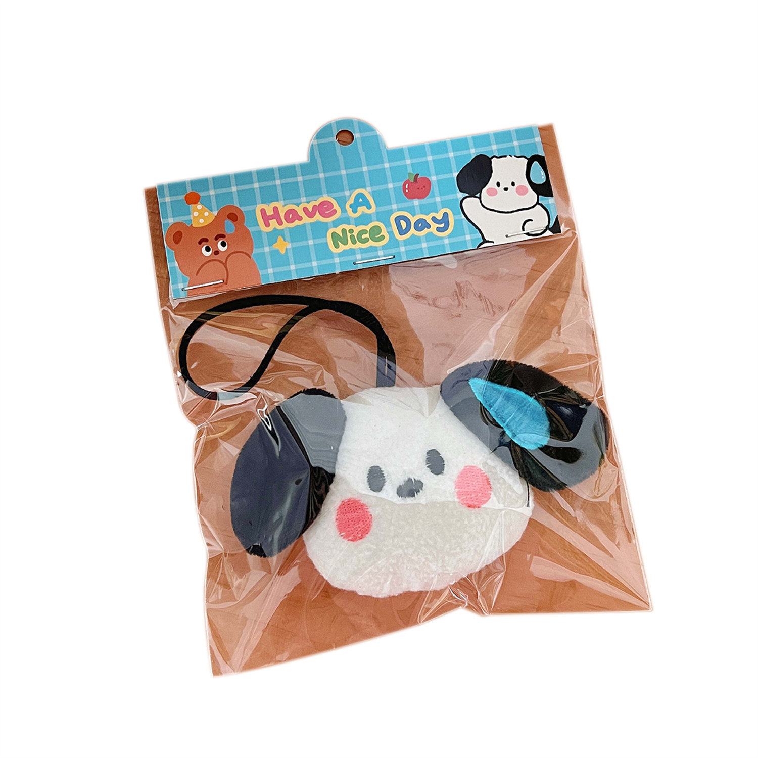 Picture of Cute Cartoon Sweating Puppy Doll Pendant Kidsren Ins Plush Decorative Doll Cute Bear Puppy Pendant