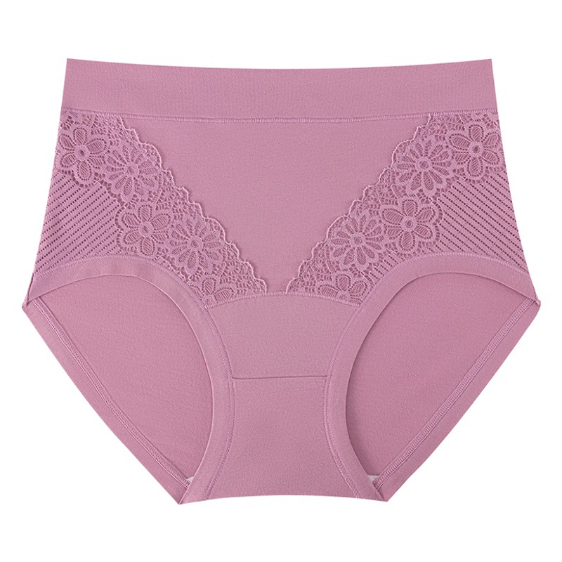 Middle-aged mom underwear women's cotton antibacterial high waist middle-aged and elderly plus size chubby girl cotton women's shorts