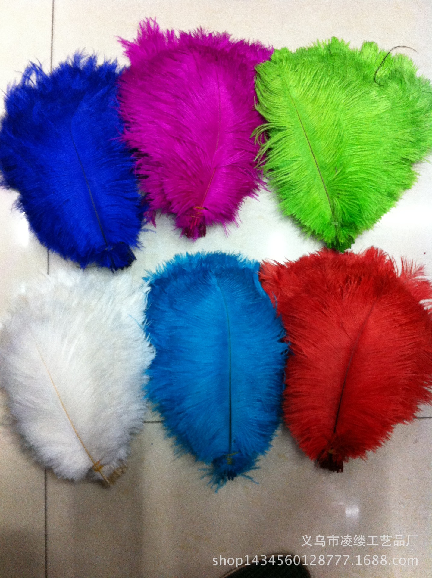 30-35cm ostrich feather decoration ostrich feather dyed feather wedding