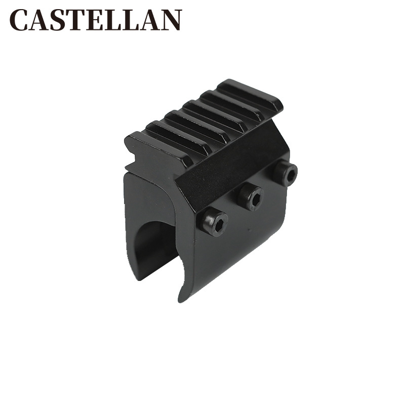 Picture of 17mm-27mm pipe clamp aluminum alloy flashlight clamp 21mm rail pipe clamp bracket
