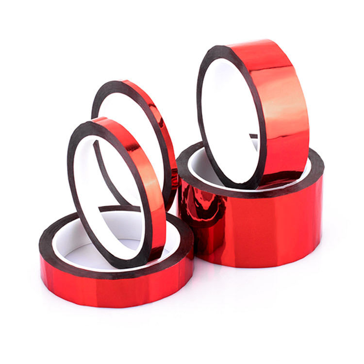 Picture of Red tape wedding decoration tape electroplating red DIY handmade stickers lace packaging tape wholesale