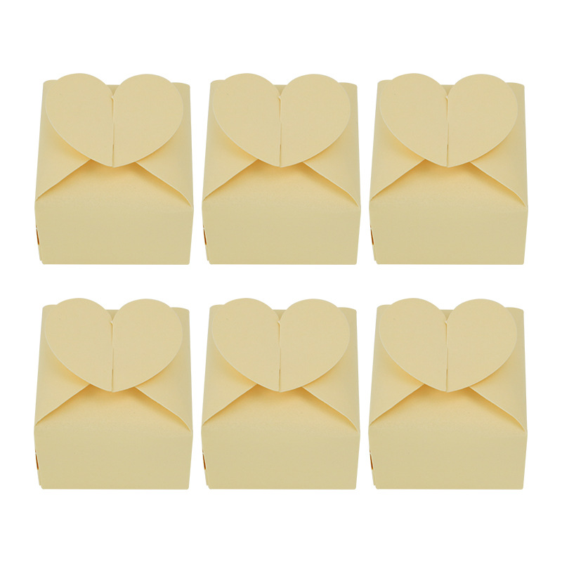 Picture of Cross-border new candy box creative love square candy box pearl paper heart-shaped packaging box wedding candy box wholesale