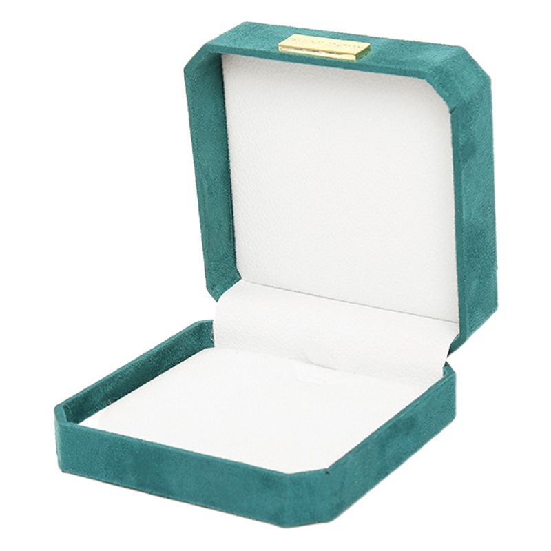 Gold Label Flannel Jewelry Box Proposal Ring Pendant Jewelry Box Necklace Box Octagonal Bracelet Jewelry Packaging Box