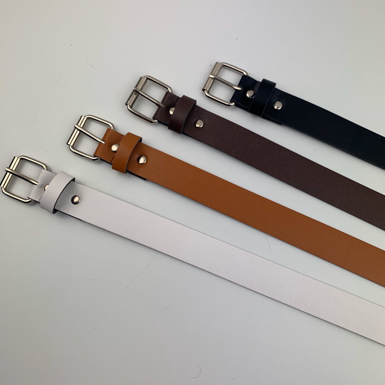 New Women's Pin Buckle Belt Casual Versatile Women's Jeans Decorative Belt Women's Trouser Belt Manufacturer Ready Stock