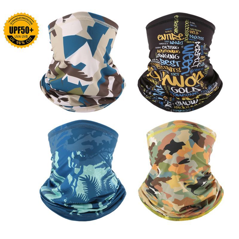 Ice Silk Cycling Mask Summer Bicycle Neck Cover Sun Protection Sports Cycling Magic Headscarf Neck Scarf Outdoor Cycling