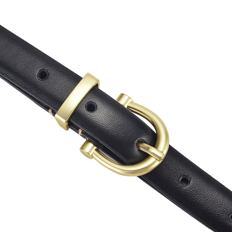 Women's Belt, Women's Pin Buckle, Fashionable, Versatile, Simple Decoration, Trendy Young People's Thin Belt, Women's Jeans Belt