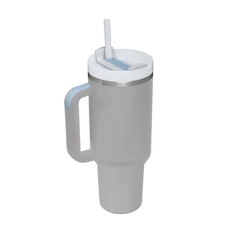 Picture of Cross-border 40oz generation second generation car cup 304 stainless steel handle thermos cup large capacity straw ice cup