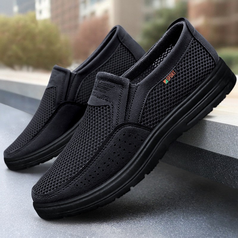 Picture of Old Beijing Cloth Shoes Men's Summer Export Large Size Sneakers Breathable Mesh Shoes One-Leg Dad Shoes Casual Shoes