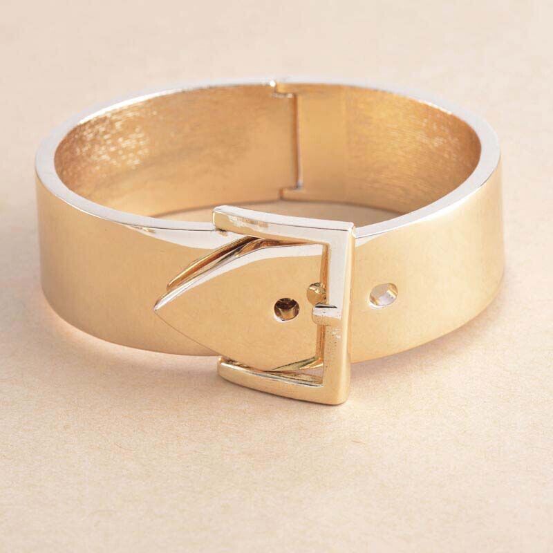 Zinc alloy bracelet belt buckle bracelet Korean version of Europe and the United States popular electroplating jewelry manufacturers wholesale couple belt