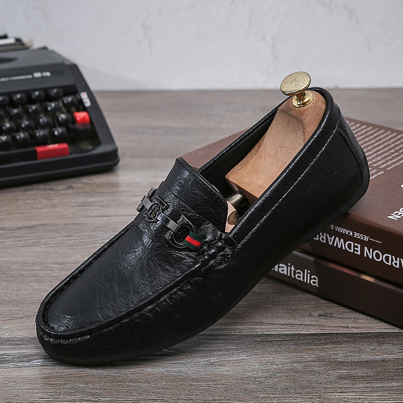 Picture of Autumn New Casual Shoes for Men, Comfortable and Breathable Loafers, Fashionable Bean Shoes for Men, Versatile Lazy Shoes for Men
